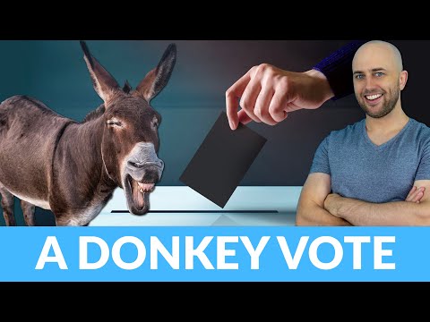 What is 'A Donkey Vote'? | Australian English | Aussie Politics