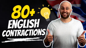 pete smissen, host of aussie english podcast, learn english with pete, free english lesson, contractions in english language, what is contractions, example contractions english